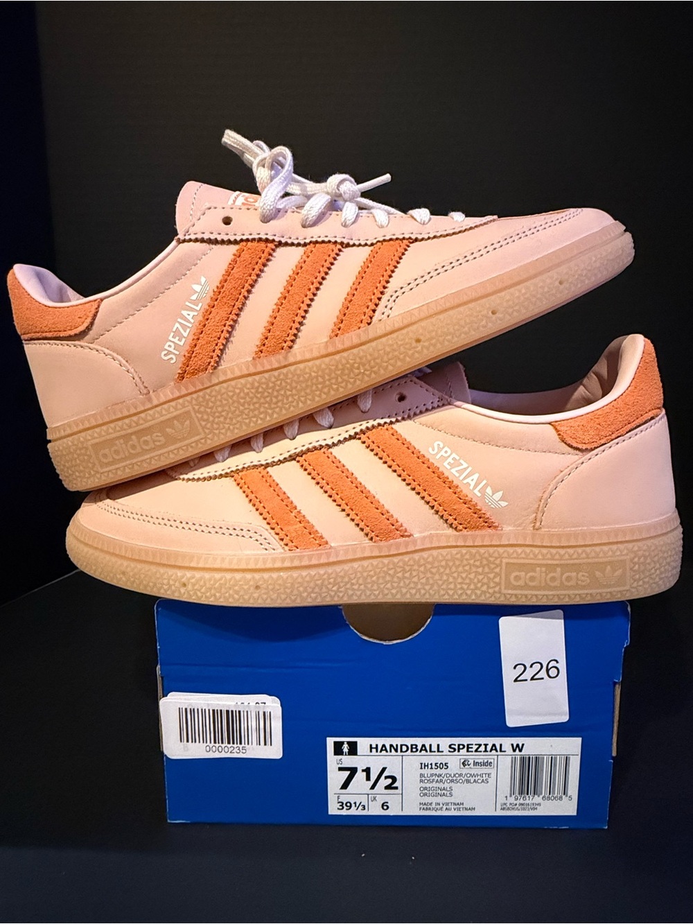 adidas Handball Spezial Women Pink and Orange Sneakers